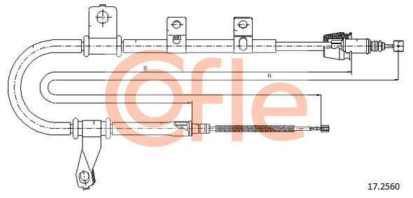 COFLE Seilzug, Feststellbremse