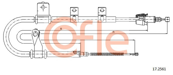 COFLE Seilzug, Feststellbremse