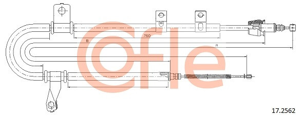 COFLE Seilzug, Feststellbremse