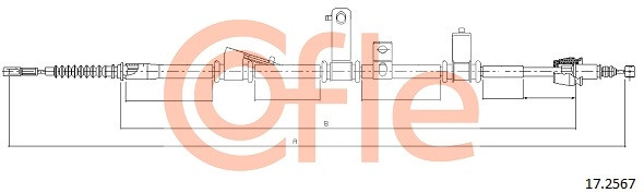 COFLE Seilzug, Feststellbremse