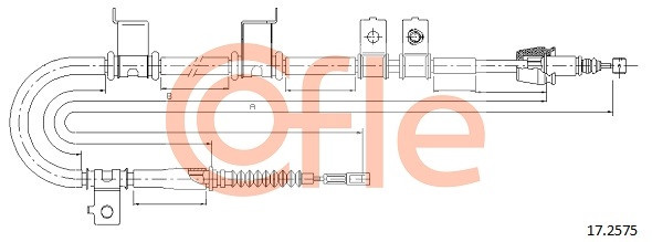 COFLE Seilzug, Feststellbremse