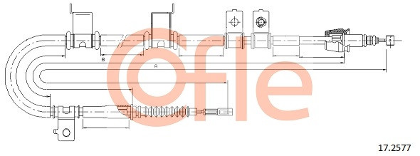 COFLE Seilzug, Feststellbremse