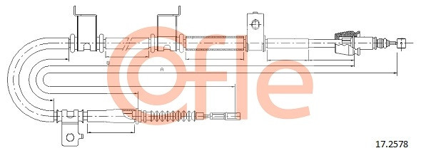 COFLE Seilzug, Feststellbremse