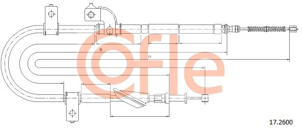 COFLE Seilzug, Feststellbremse