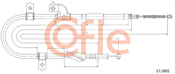 COFLE Seilzug, Feststellbremse