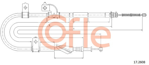 COFLE Seilzug, Feststellbremse
