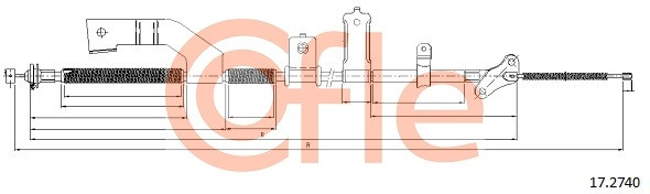 COFLE Seilzug, Feststellbremse