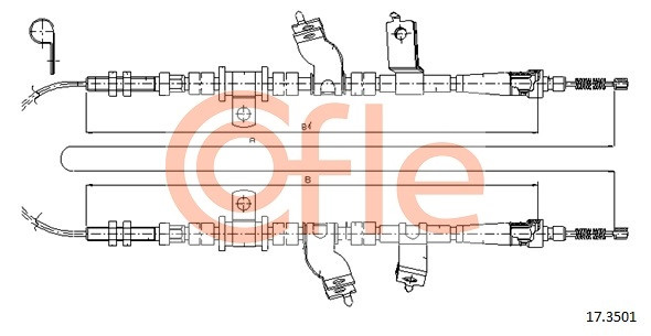 COFLE Seilzug, Feststellbremse