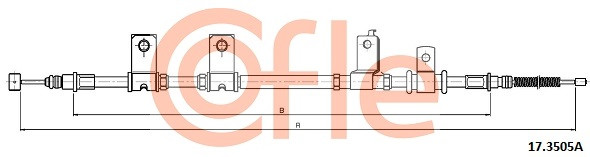 COFLE Seilzug, Feststellbremse