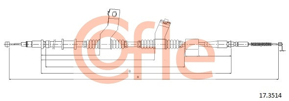 COFLE Seilzug, Feststellbremse