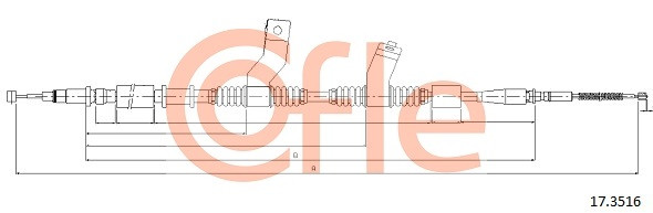 COFLE Seilzug, Feststellbremse