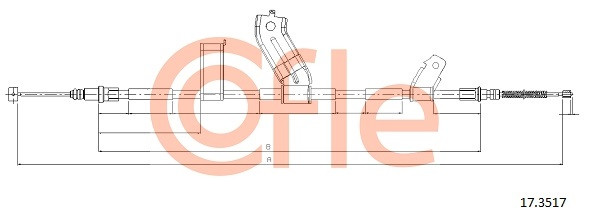 COFLE Seilzug, Feststellbremse