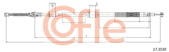 COFLE Seilzug, Feststellbremse