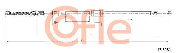 COFLE Seilzug, Feststellbremse