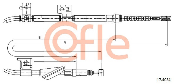 COFLE Seilzug, Feststellbremse