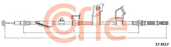 COFLE Seilzug, Feststellbremse