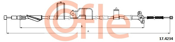 COFLE Seilzug, Feststellbremse