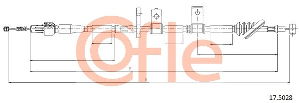 COFLE Seilzug, Feststellbremse
