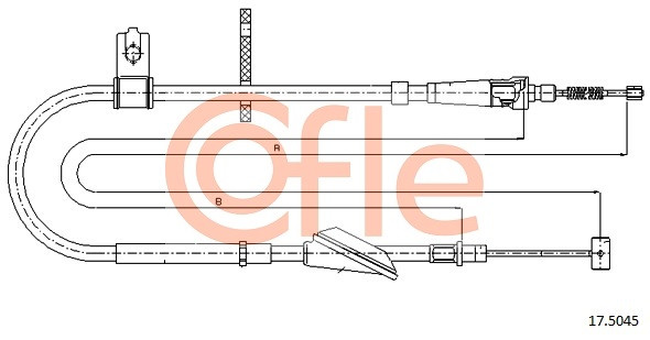 COFLE Seilzug, Feststellbremse