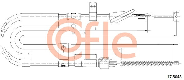 COFLE Seilzug, Feststellbremse