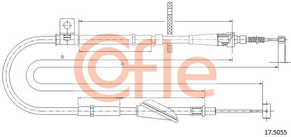 COFLE Seilzug, Feststellbremse