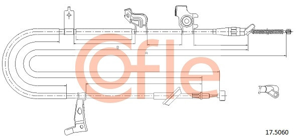 COFLE Seilzug, Feststellbremse