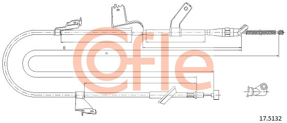 COFLE Seilzug, Feststellbremse