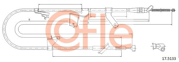 COFLE Seilzug, Feststellbremse