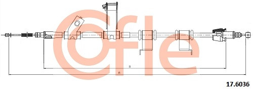 COFLE Seilzug, Feststellbremse