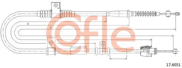COFLE Seilzug, Feststellbremse