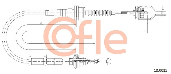 COFLE Seilzug, Kupplungsbetätigung