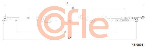 COFLE Seilzug, Schaltgetriebe
