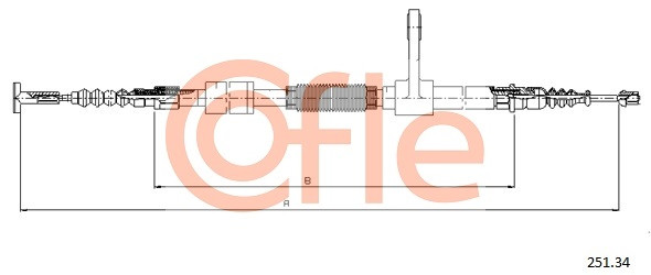 COFLE Seilzug, Feststellbremse