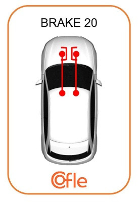 COFLE Seilzug, Feststellbremse