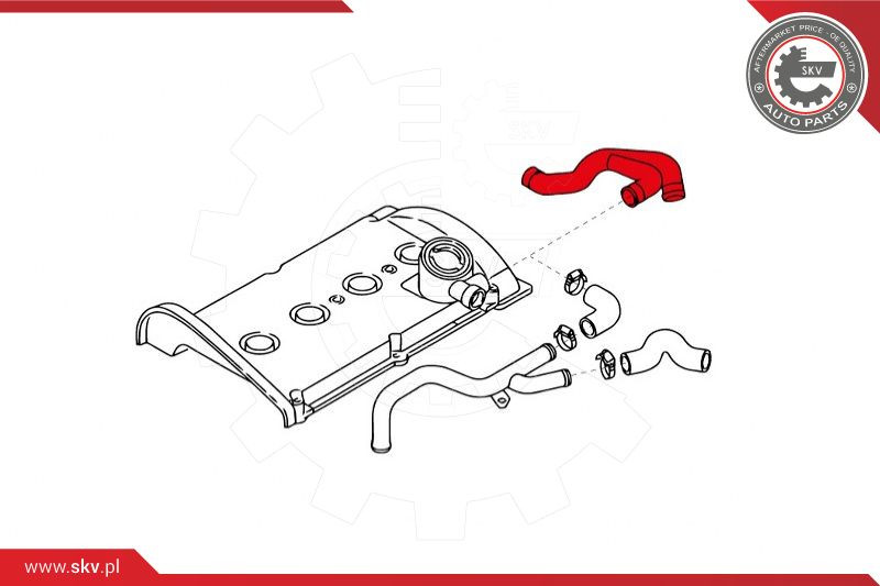 ESEN SKV Schlauch, Kurbelgehäuseentlüftung