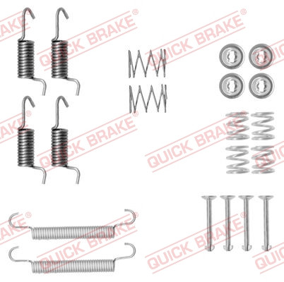 QUICK BRAKE Zubehörsatz, Feststellbremsbacken