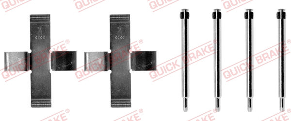 QUICK BRAKE Zubehörsatz, Scheibenbremsbelag