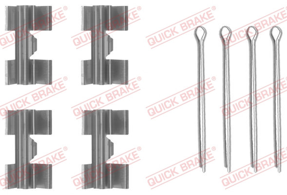 QUICK BRAKE Zubehörsatz, Scheibenbremsbelag