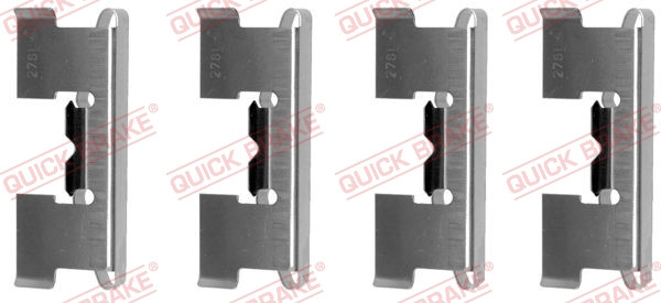 QUICK BRAKE Zubehörsatz, Scheibenbremsbelag