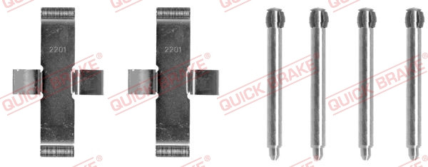 QUICK BRAKE Zubehörsatz, Scheibenbremsbelag