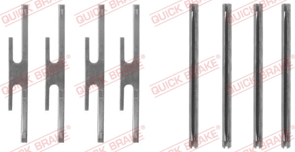 QUICK BRAKE Zubehörsatz, Scheibenbremsbelag