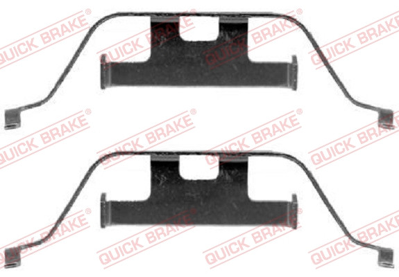 QUICK BRAKE Zubehörsatz, Scheibenbremsbelag