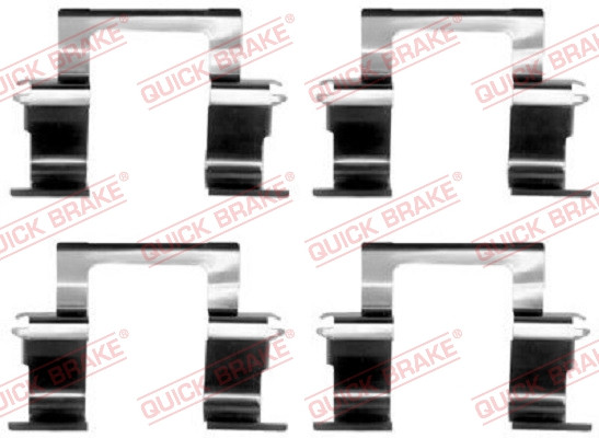 QUICK BRAKE Zubehörsatz, Scheibenbremsbelag