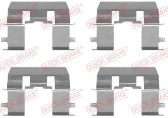 QUICK BRAKE Zubehörsatz, Scheibenbremsbelag