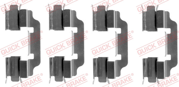 QUICK BRAKE Zubehörsatz, Scheibenbremsbelag