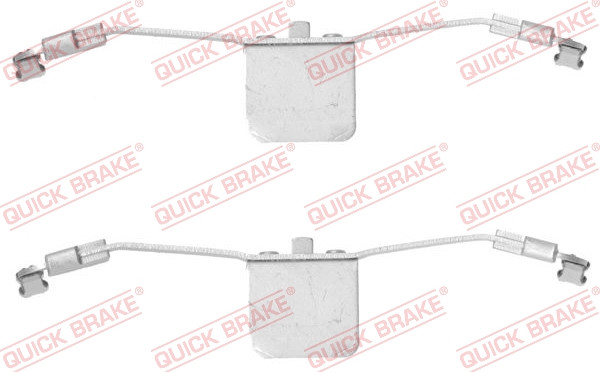 QUICK BRAKE Zubehörsatz, Scheibenbremsbelag