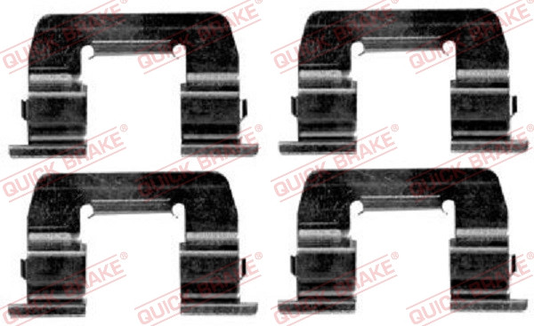 QUICK BRAKE Zubehörsatz, Scheibenbremsbelag