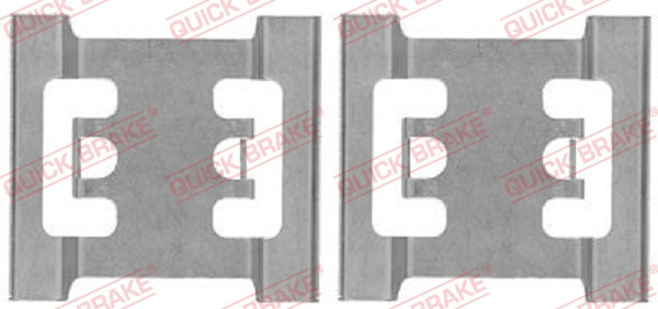 QUICK BRAKE Zubehörsatz, Scheibenbremsbelag
