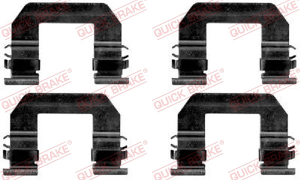 QUICK BRAKE Zubehörsatz, Scheibenbremsbelag