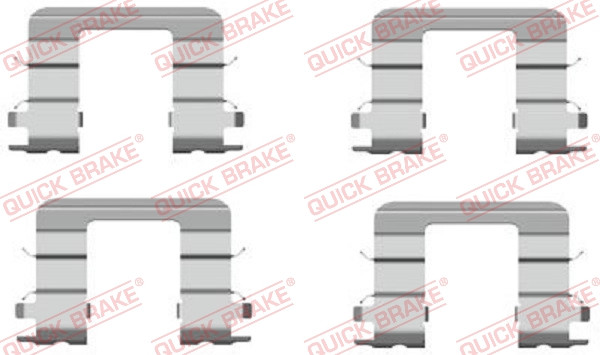QUICK BRAKE Zubehörsatz, Scheibenbremsbelag
